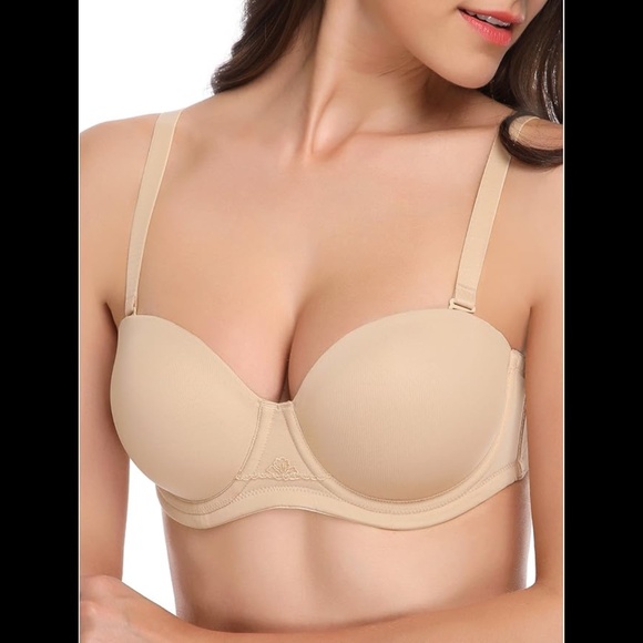 Women’s Molded Push Up Multiway Strapless Bra - Picture 2 of 10